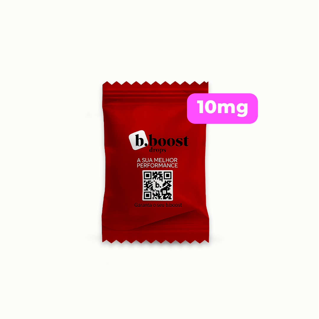 b.boost DROPS 10mg | Seu Impulso Extra de Confiança (Morango)