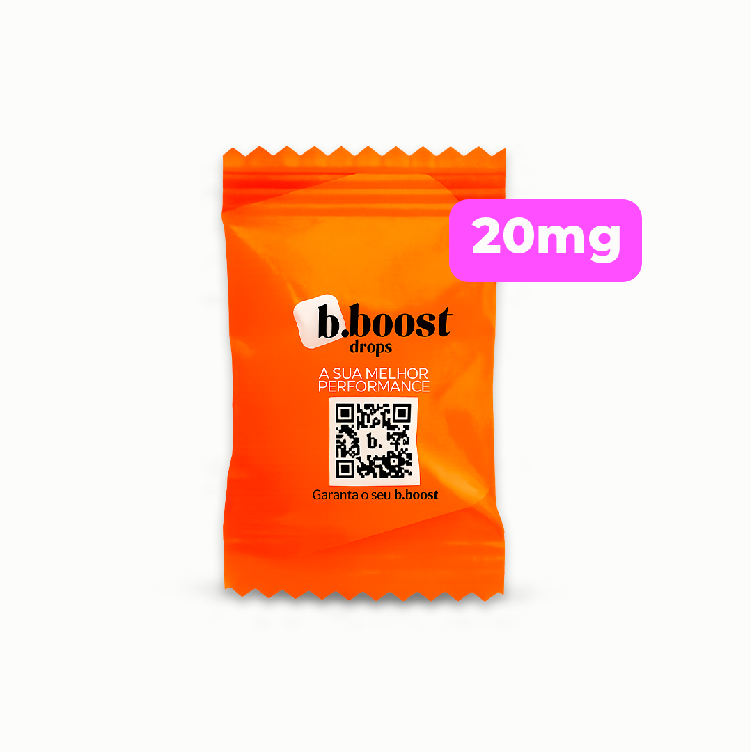 b.boost DROPS 20mg | Alto Desempenho Sempre à Mão (Tangerina)